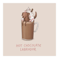 Hot Chocolate Labrador (Print Only)