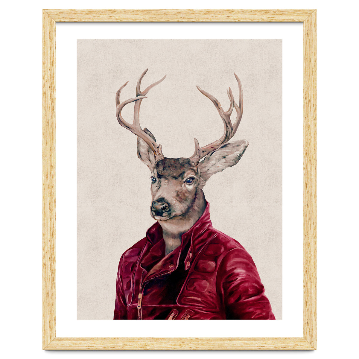 Deer In Leather