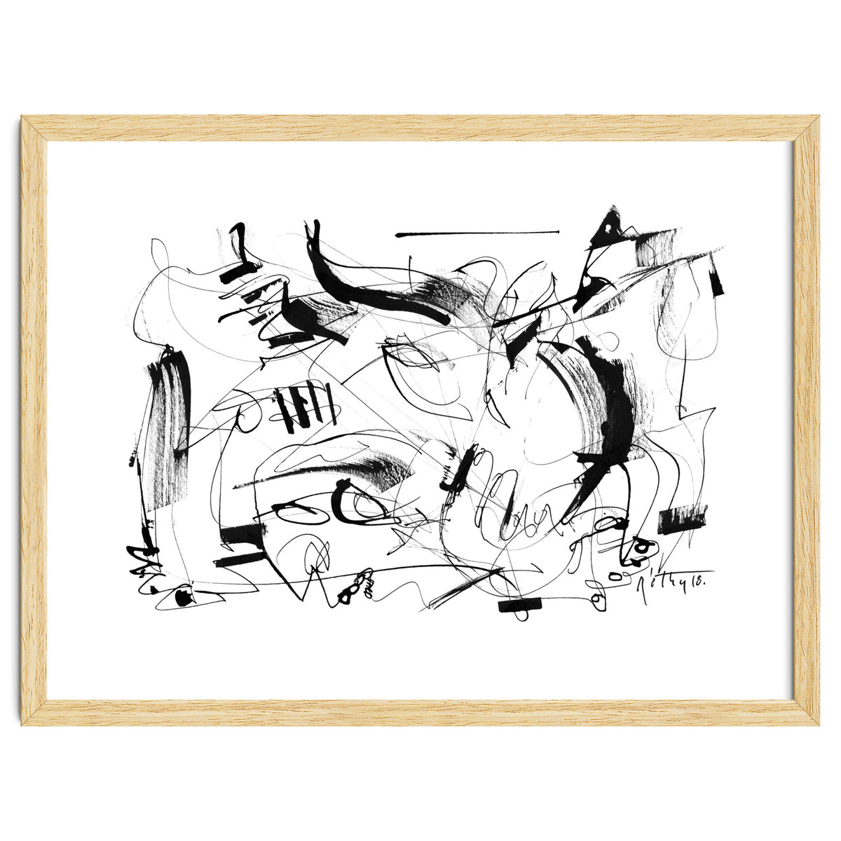 Crushed by a Bull - b&w