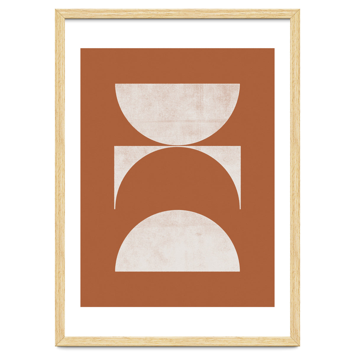 Mid-Century Modern No.21 - Woodblock Print