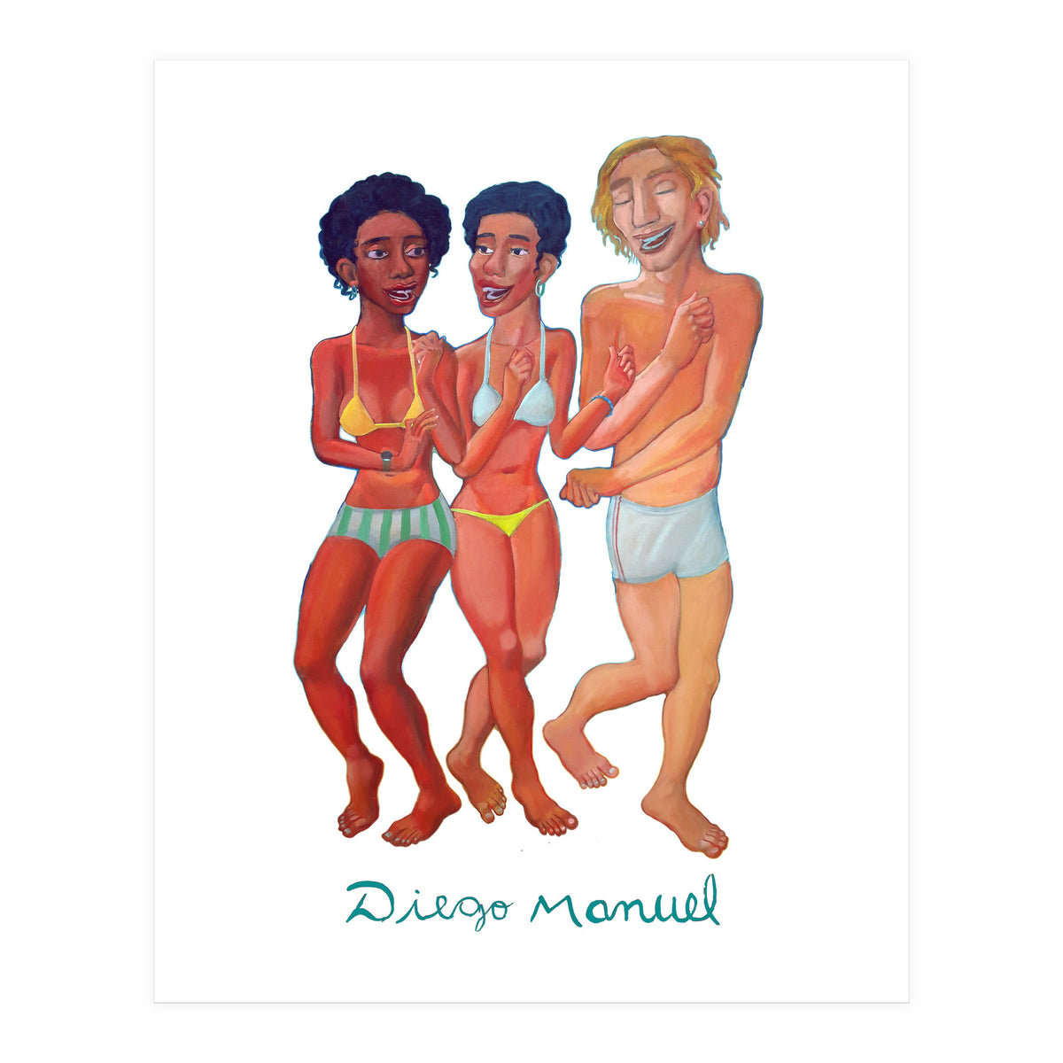 Bailando En La Playa 12 (Print Only)