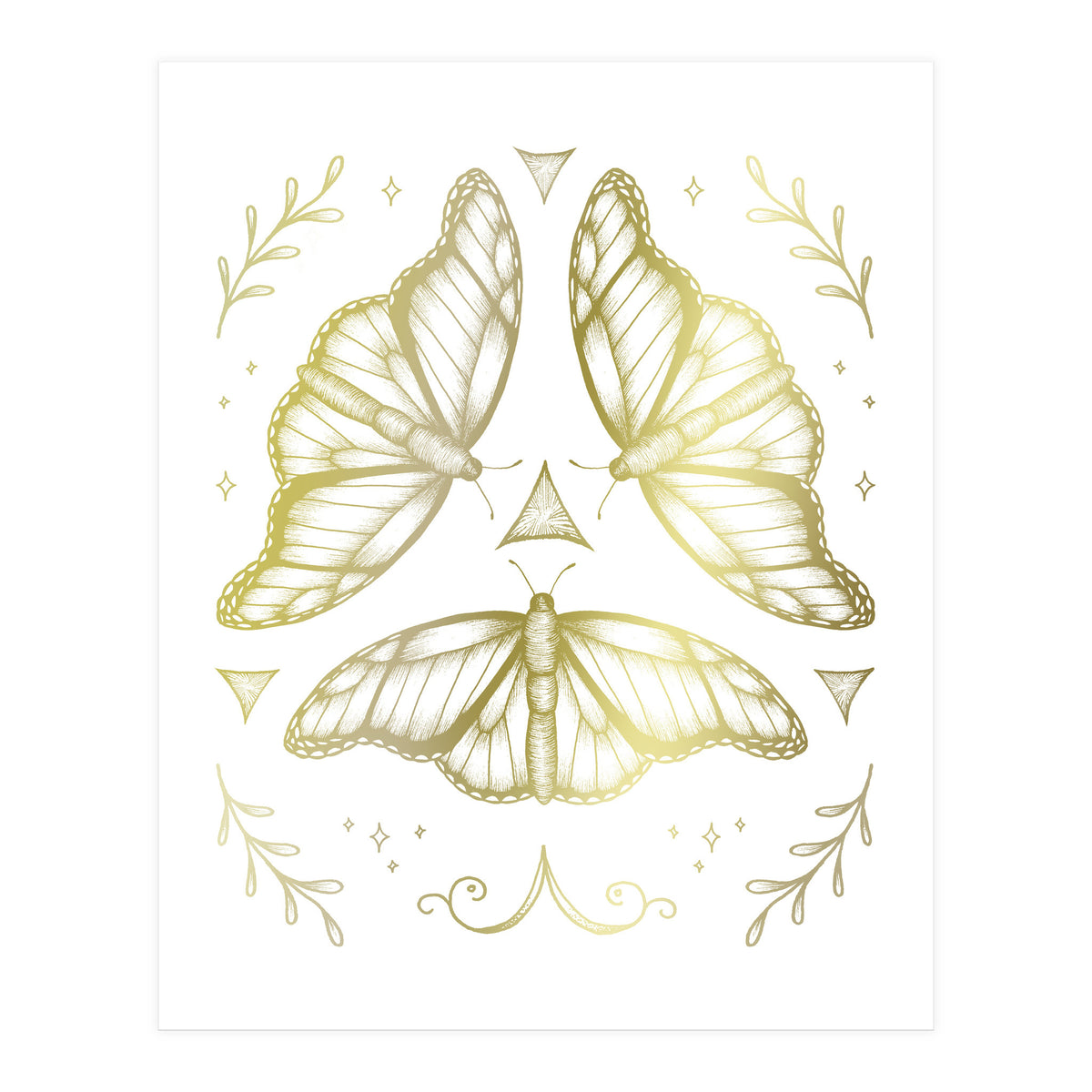 Fairy Dance - Gold (Print Only)
