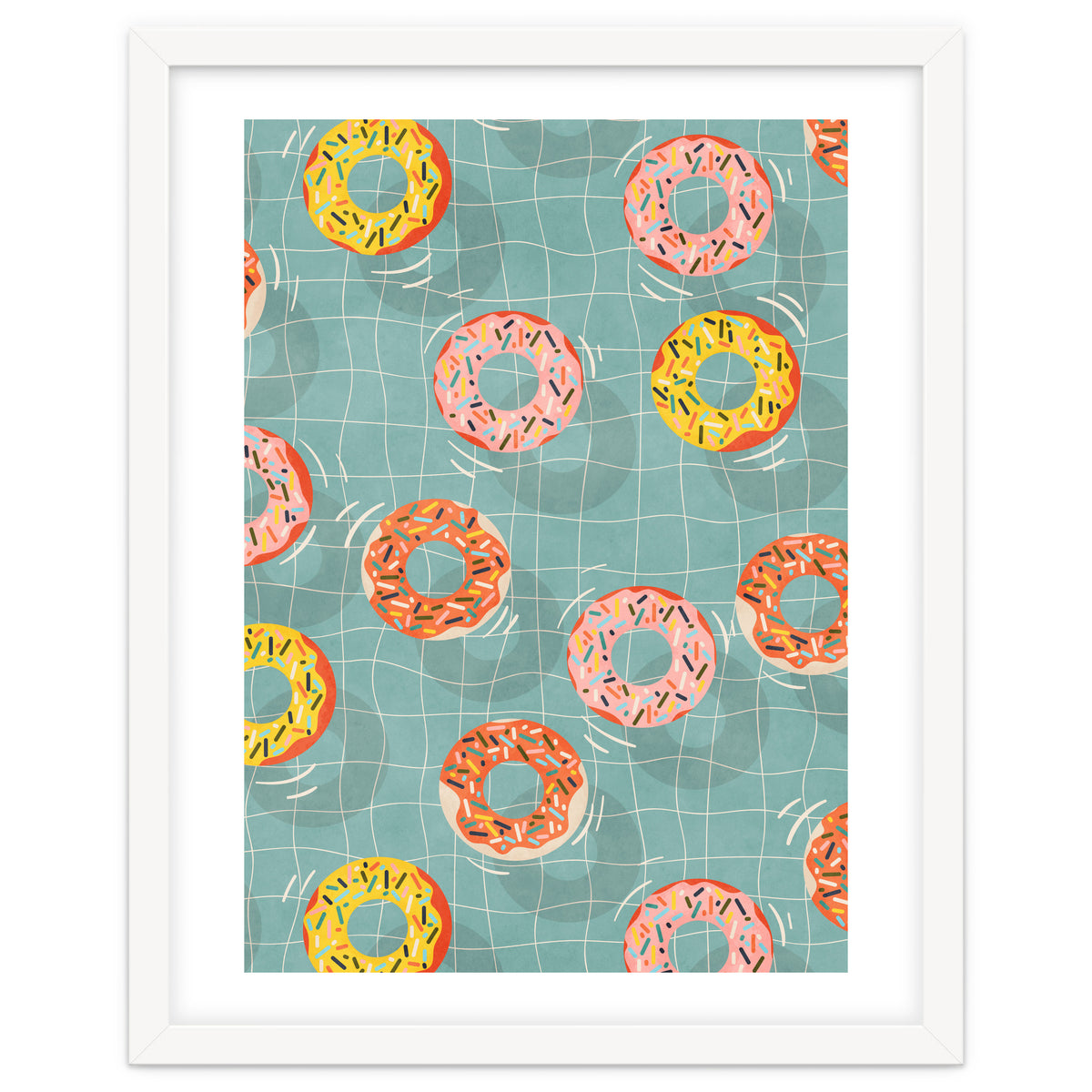 Pool Party Donuts