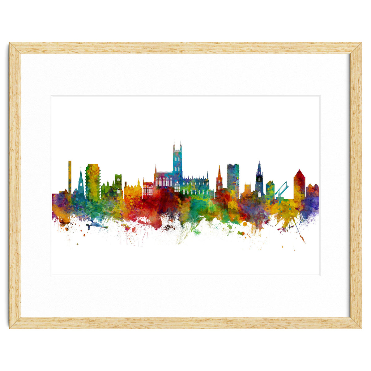 Gloucester England Skyline