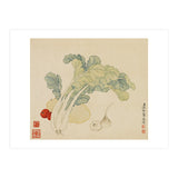 Wang Chengyu ~flowers, Vegetables, Chinese Cabbage, Potatoes, Garlic, Tomatoes, Vegetables (Print Only) thumbnail