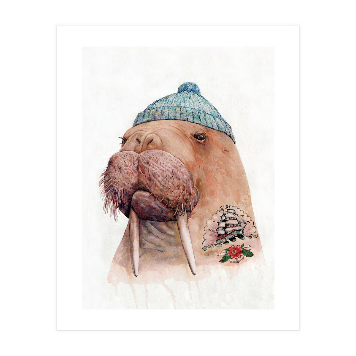 Tattooed Walrus (Print Only)