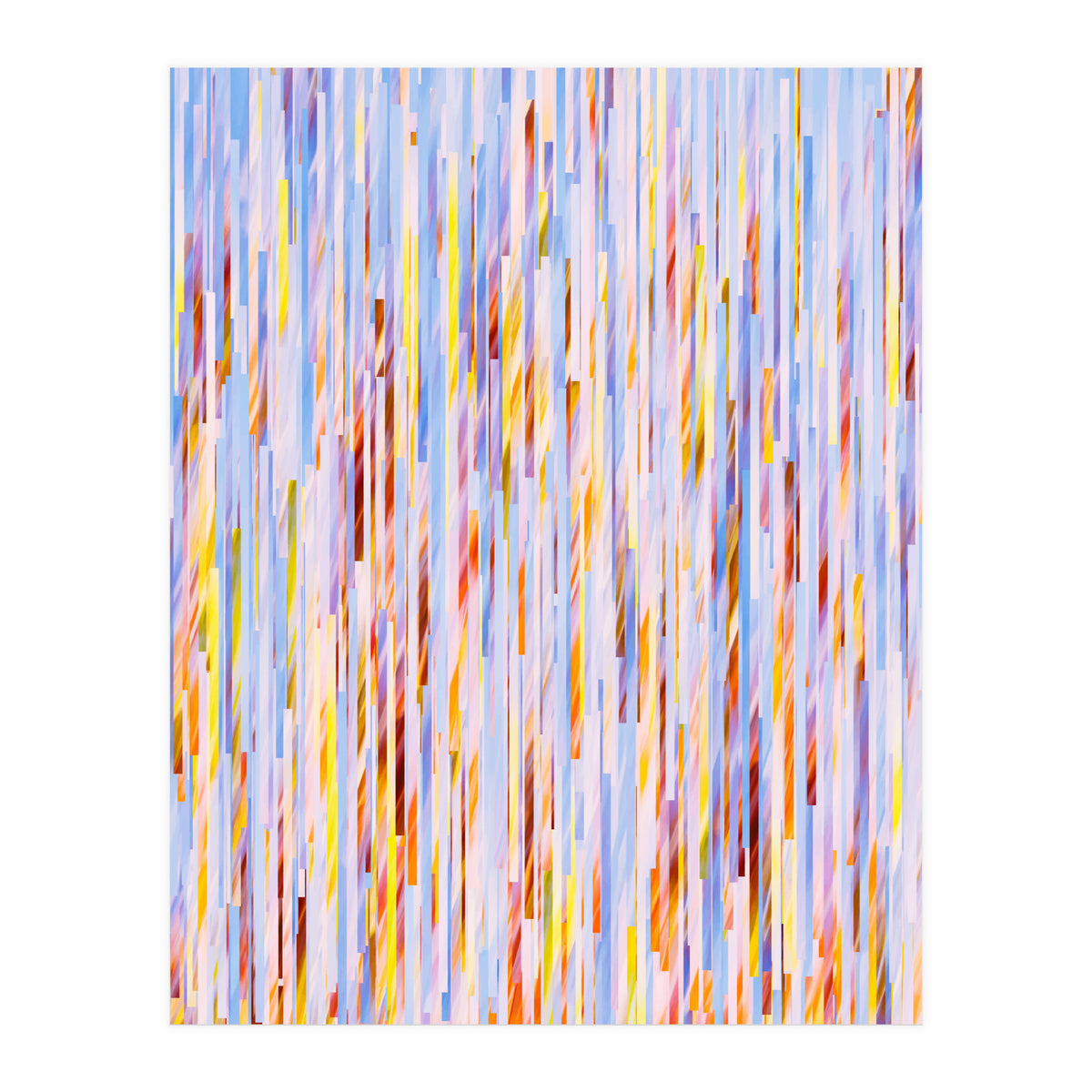 Urban Living | Abstract Geometric Shapes Digital Painting | eclectic Modern Contemporary Boho Chic (Print Only)