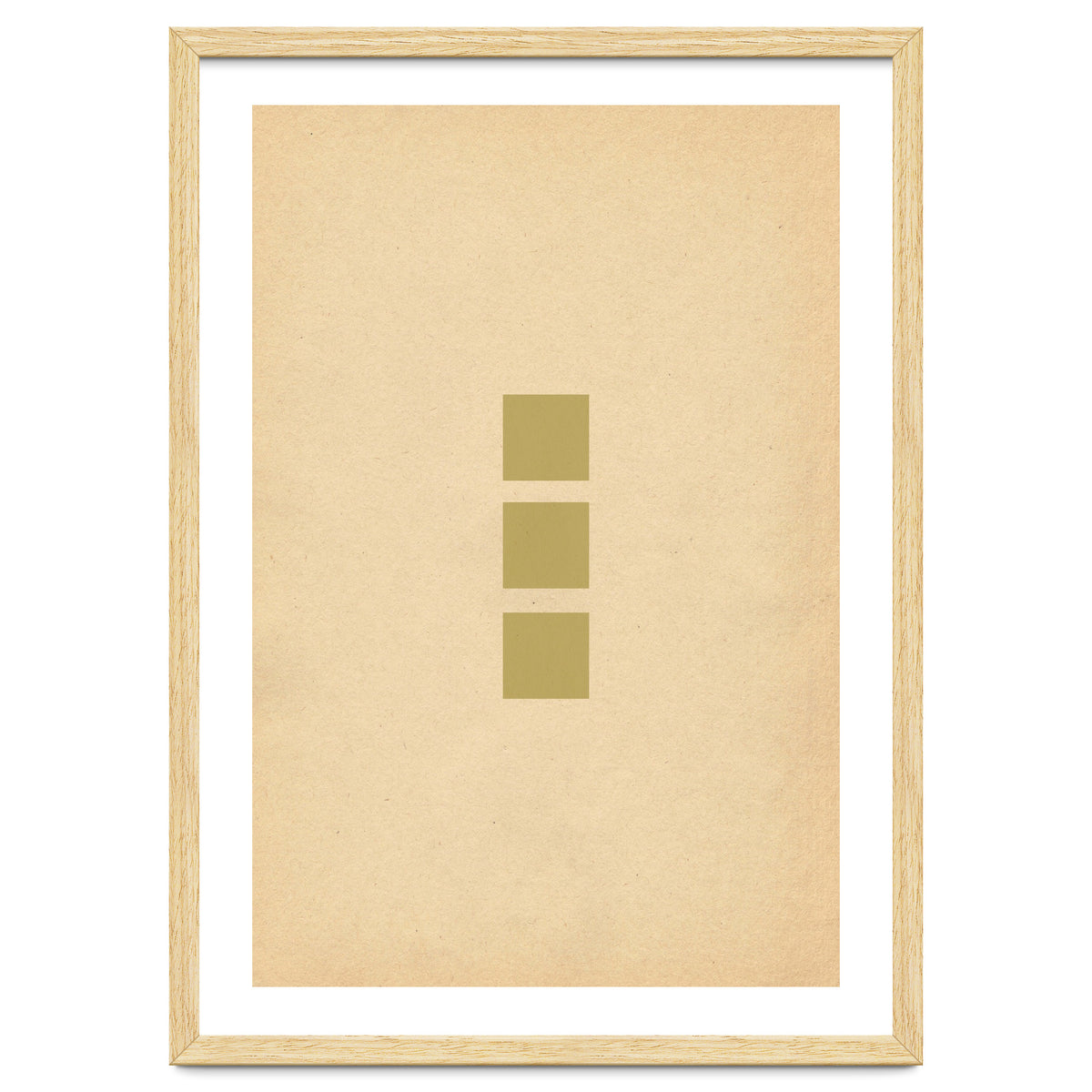 Minimalist green squares