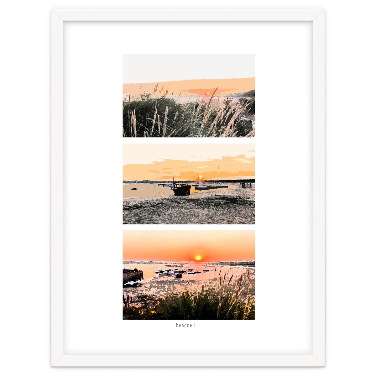 Beadnell, North East Coast in Paints