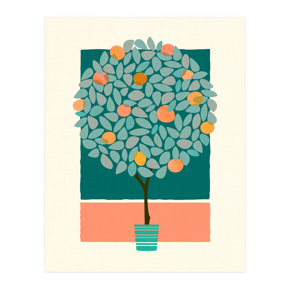 Fruit Tree Topiary (Print Only)