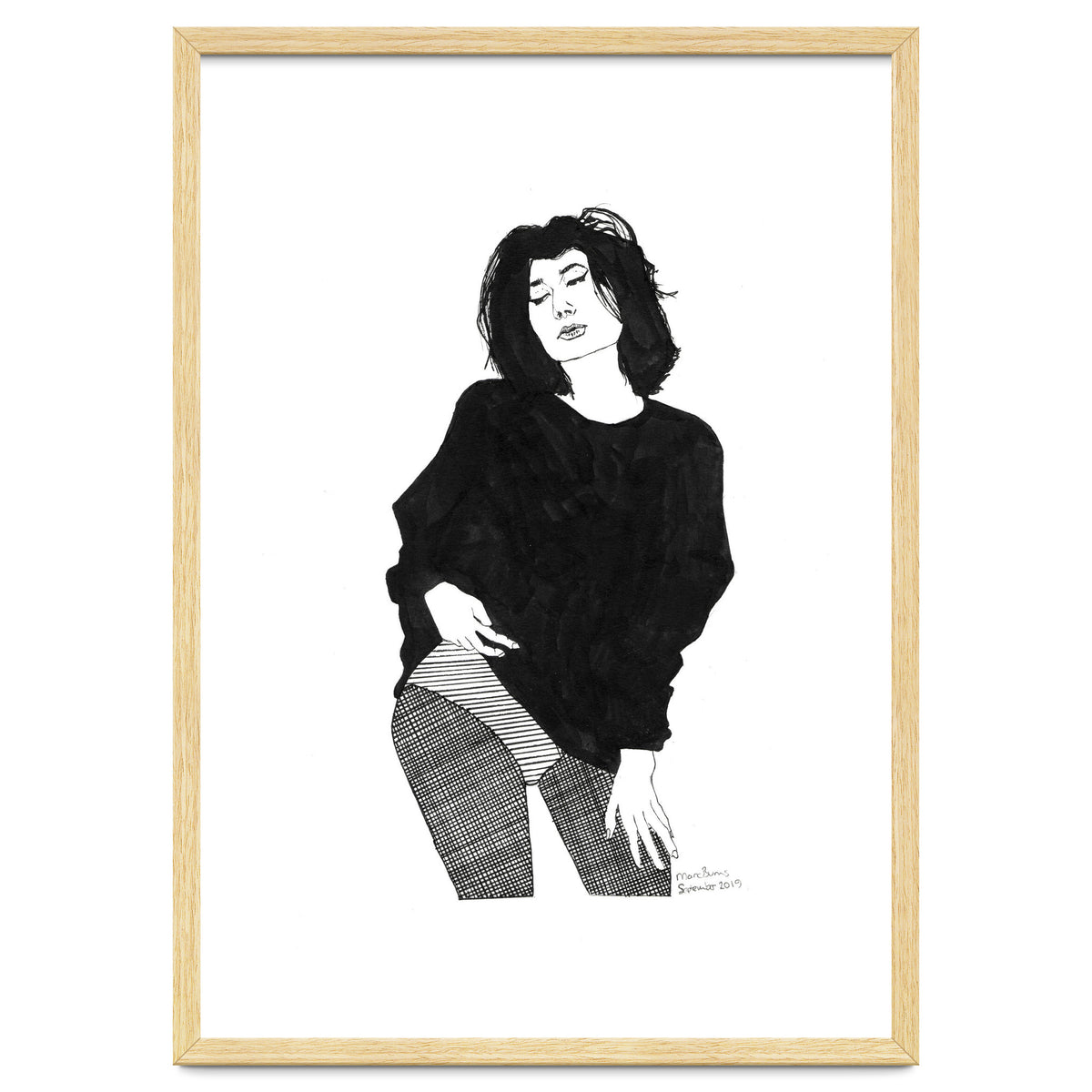 Untitled #44 - Woman in black