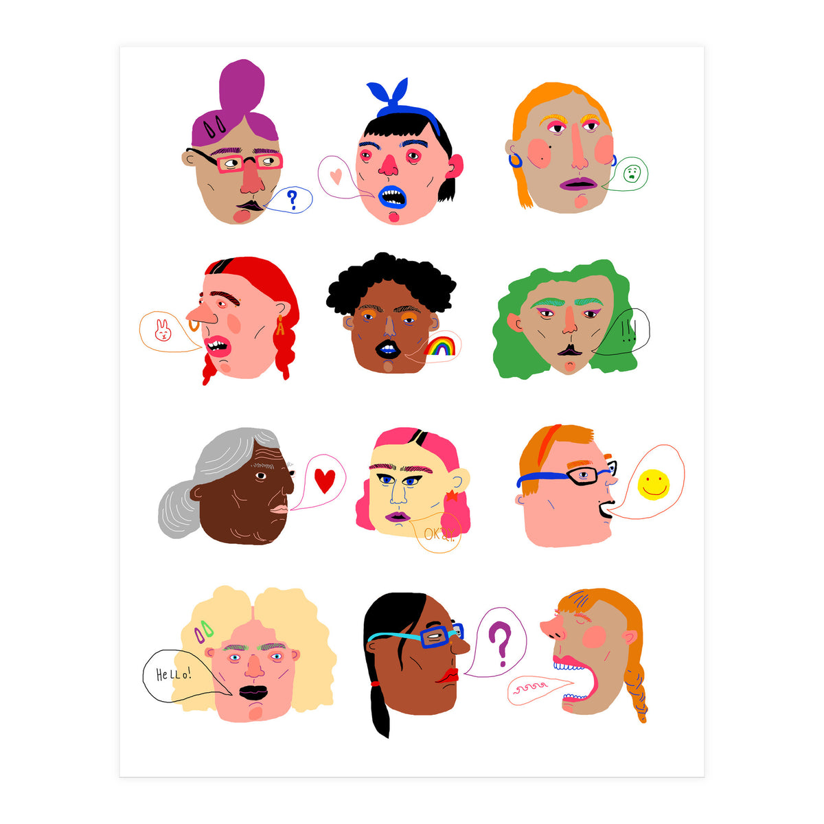 Girls Talk (Print Only)