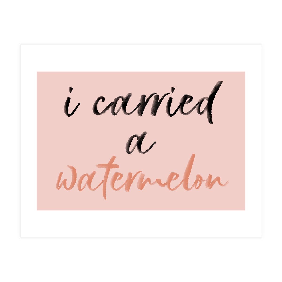 Carried  (Print Only)