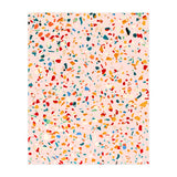 Blush Terrazzo | Pink Eclectic Speckles | Abstract Confetti Painting | Chic Bohemian Illustration (Print Only) thumbnail