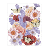 Flowers and Butterflies (Print Only) thumbnail