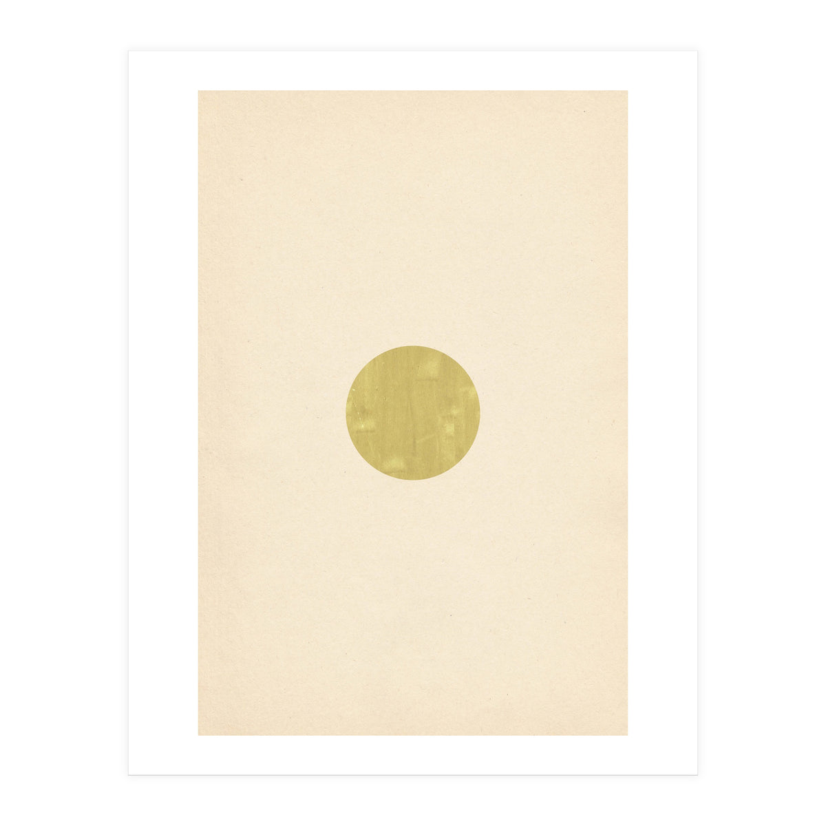 Olive green circle (Print Only)