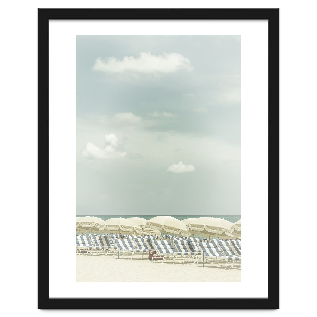 Vintage beach scene