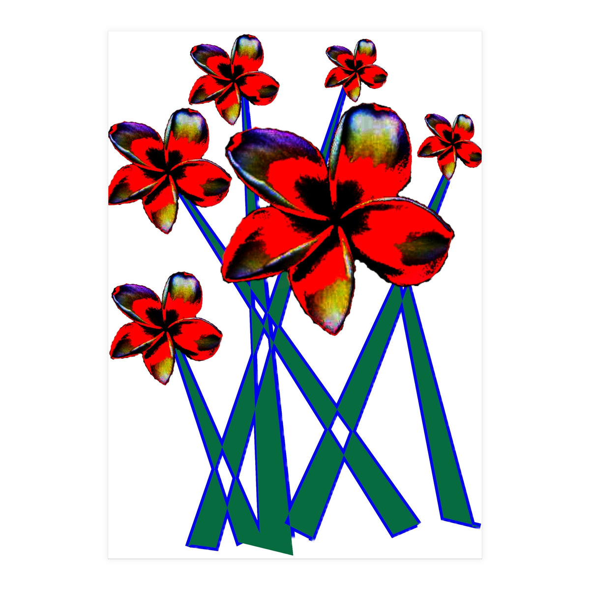 Redflowers (Print Only)