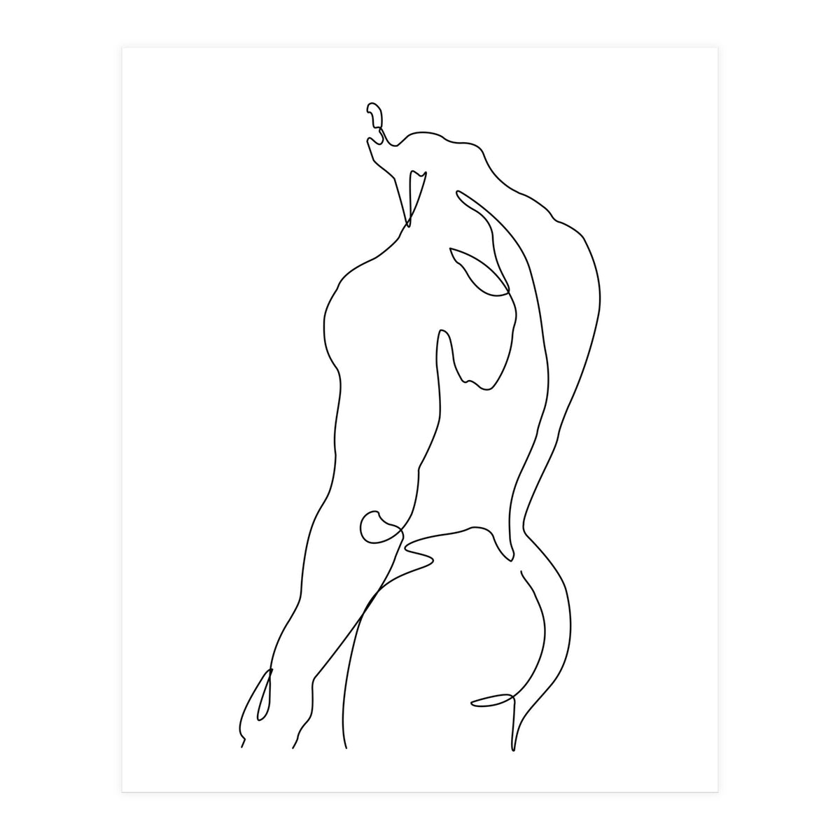 Naked male a (Print Only)