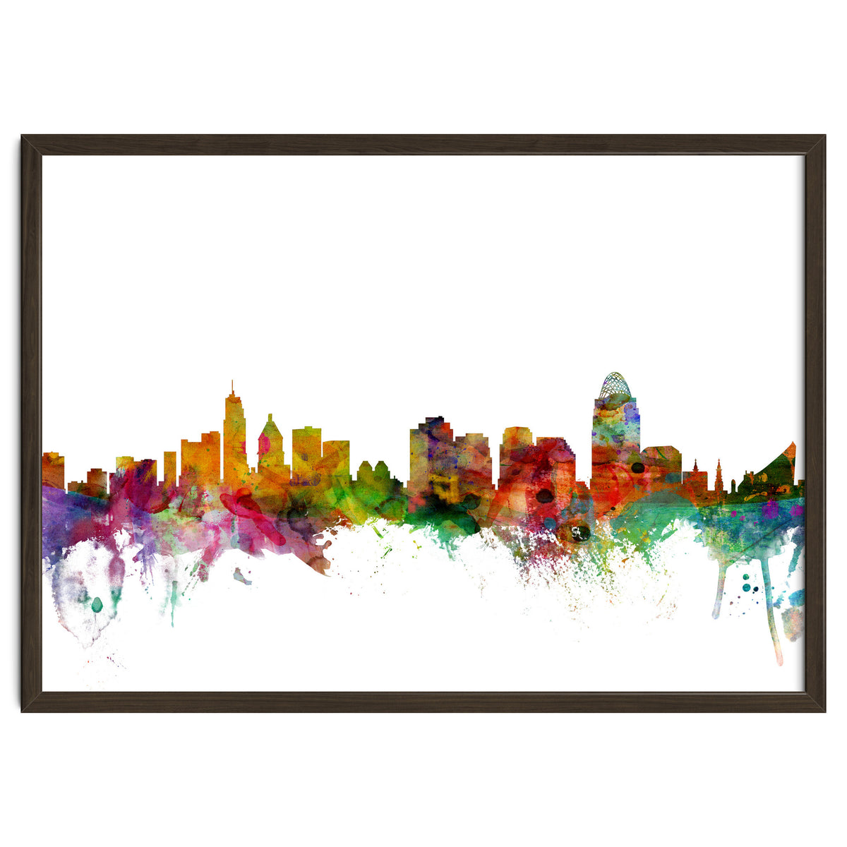 Cincinnati Ohio Skyline