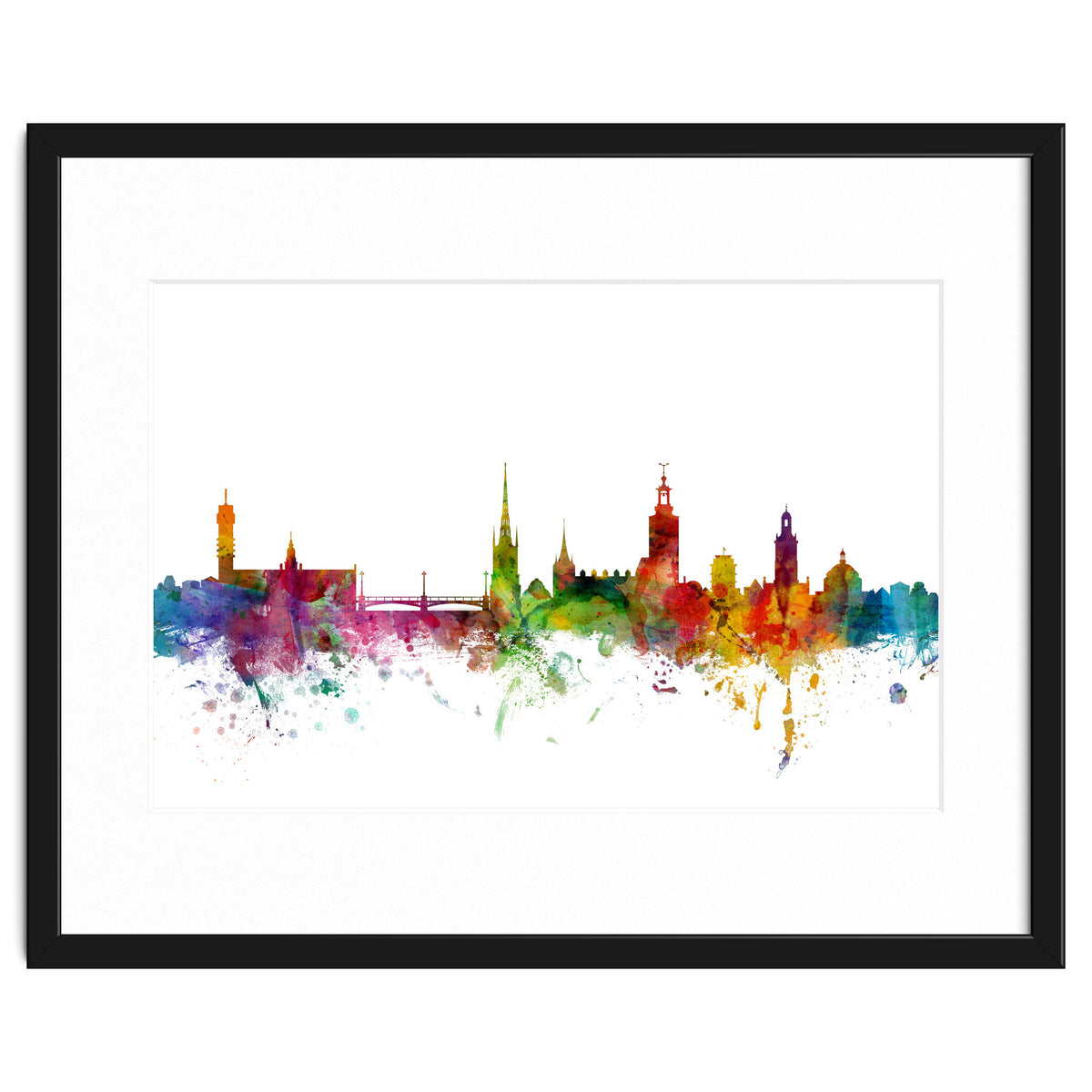 Stockholm Sweden Skyline