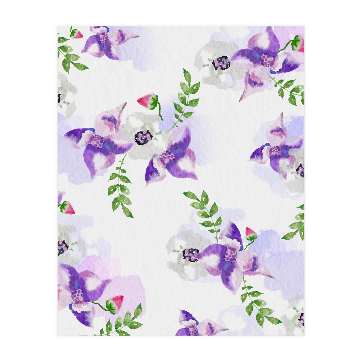 Watercolor Florals (Print Only)