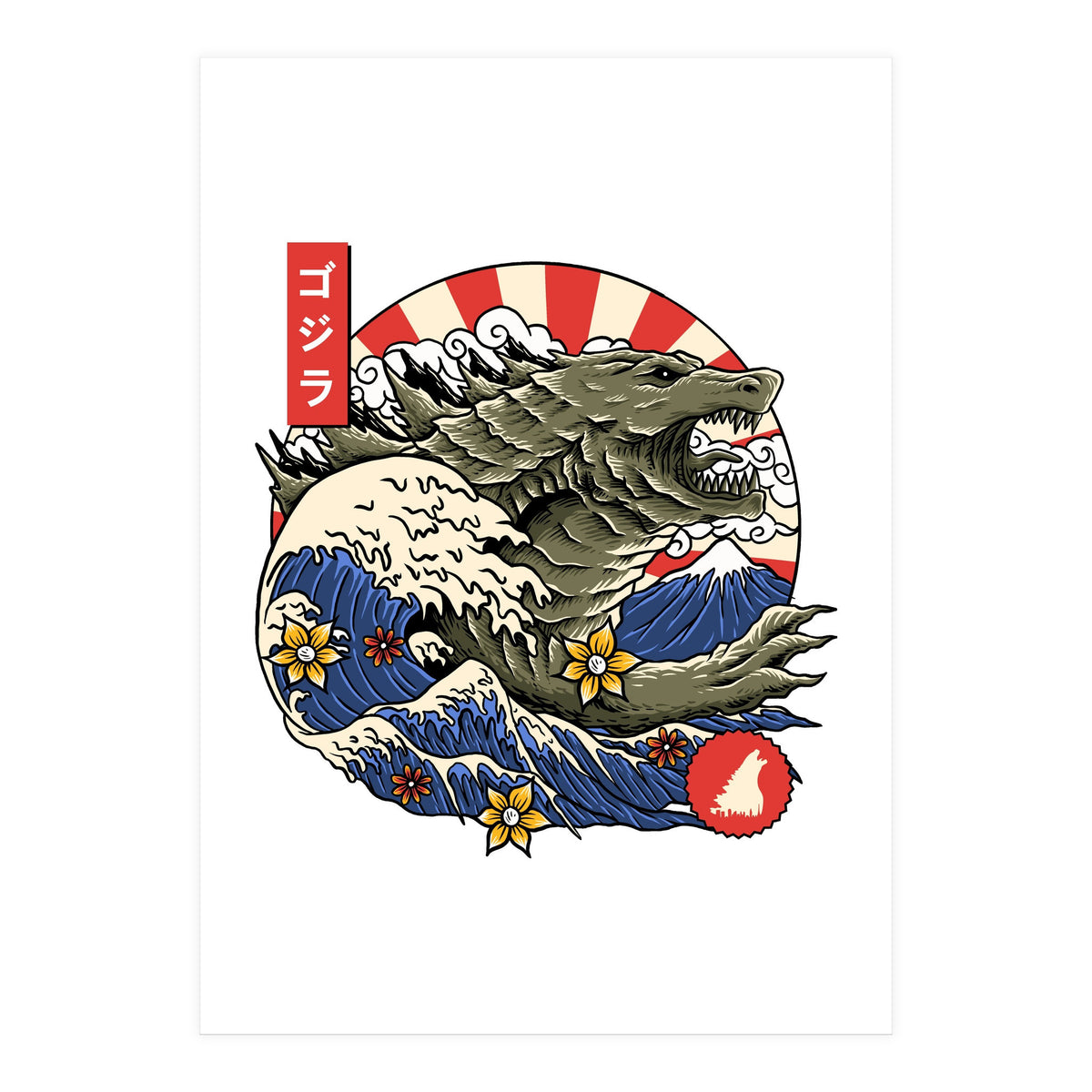 Kaiju Wave (Print Only)
