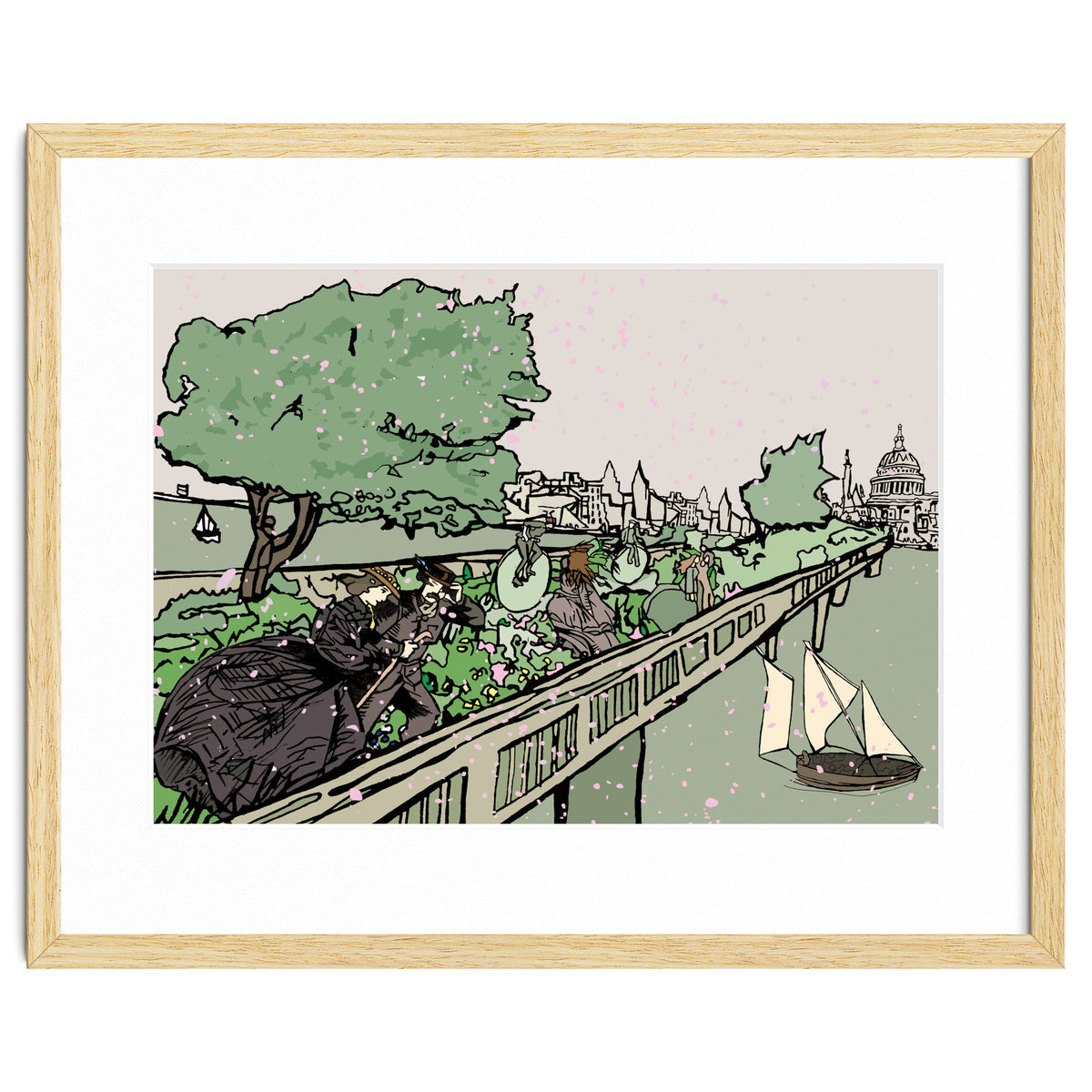 A Windy Day On The Garden Bridge