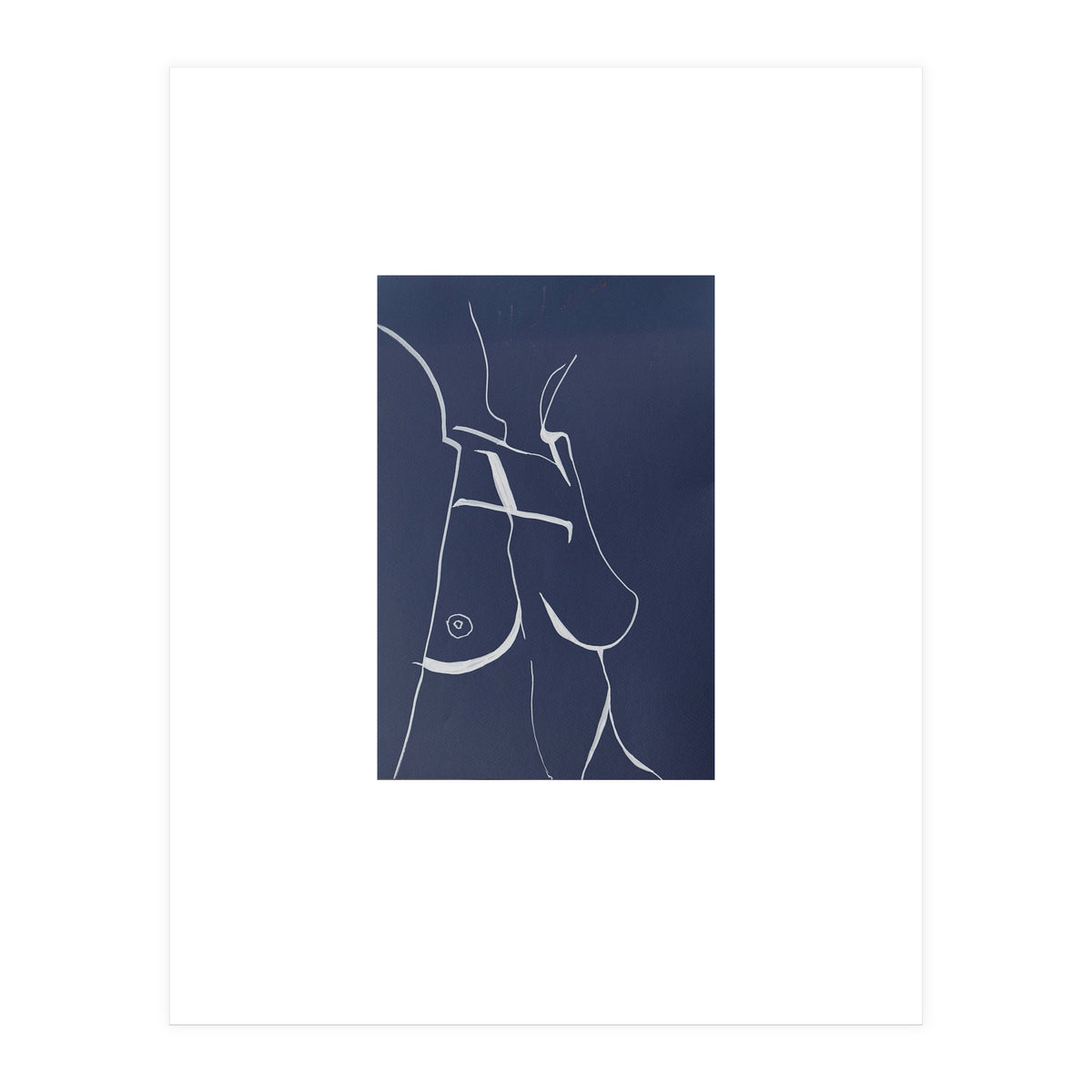 Topless Lady No 2 (Print Only)