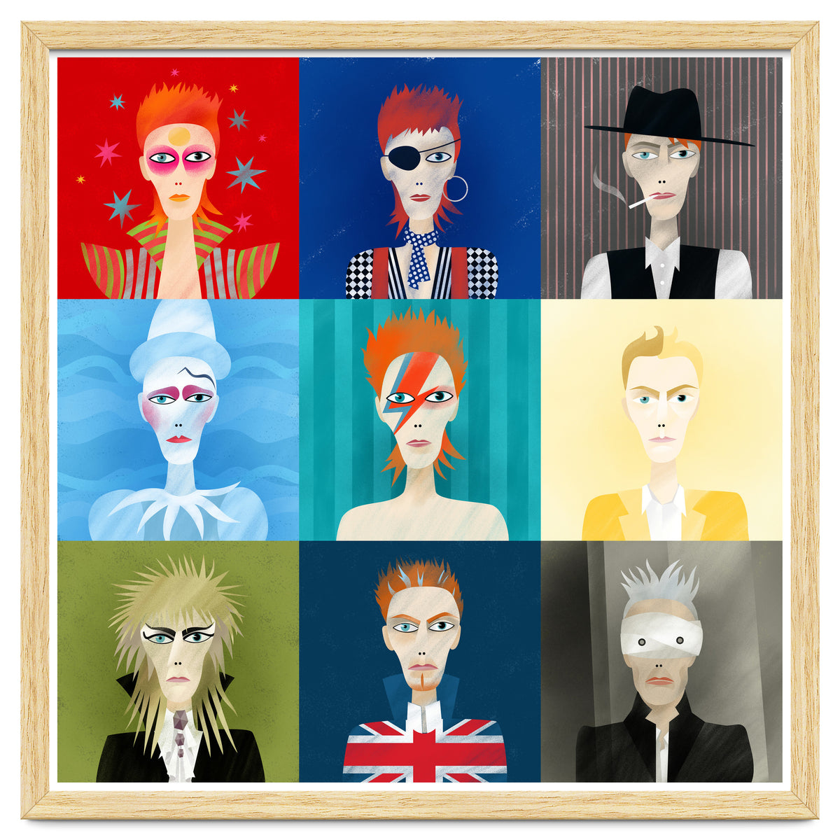 9 Portraits Of David Bowie