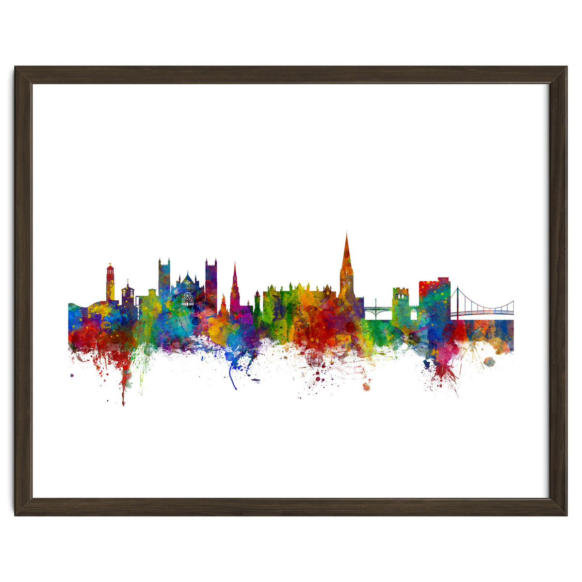 Exeter England Skyline