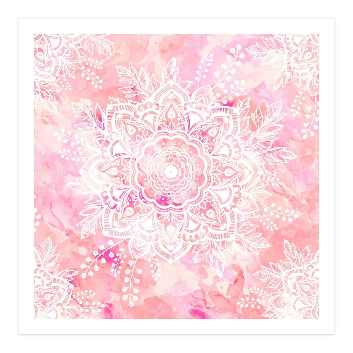 Queen Starring of Mandalas-Rose (Print Only)