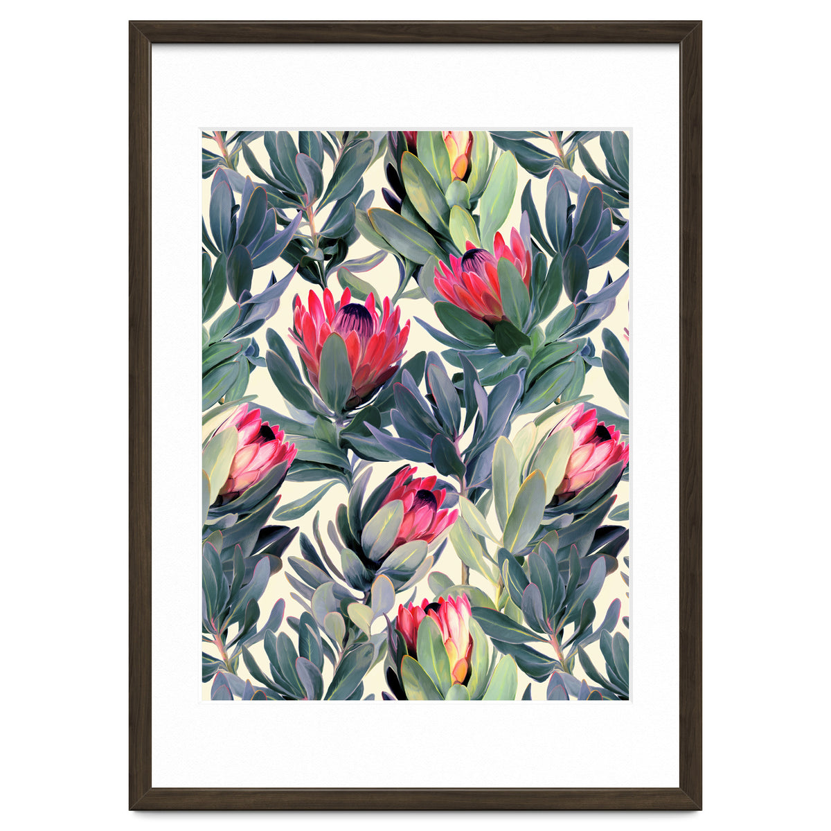 Painted Protea Pattern