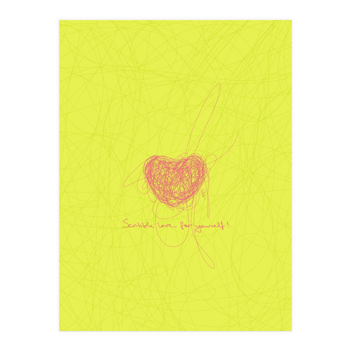 Sentimental Scribble 1 (Print Only)