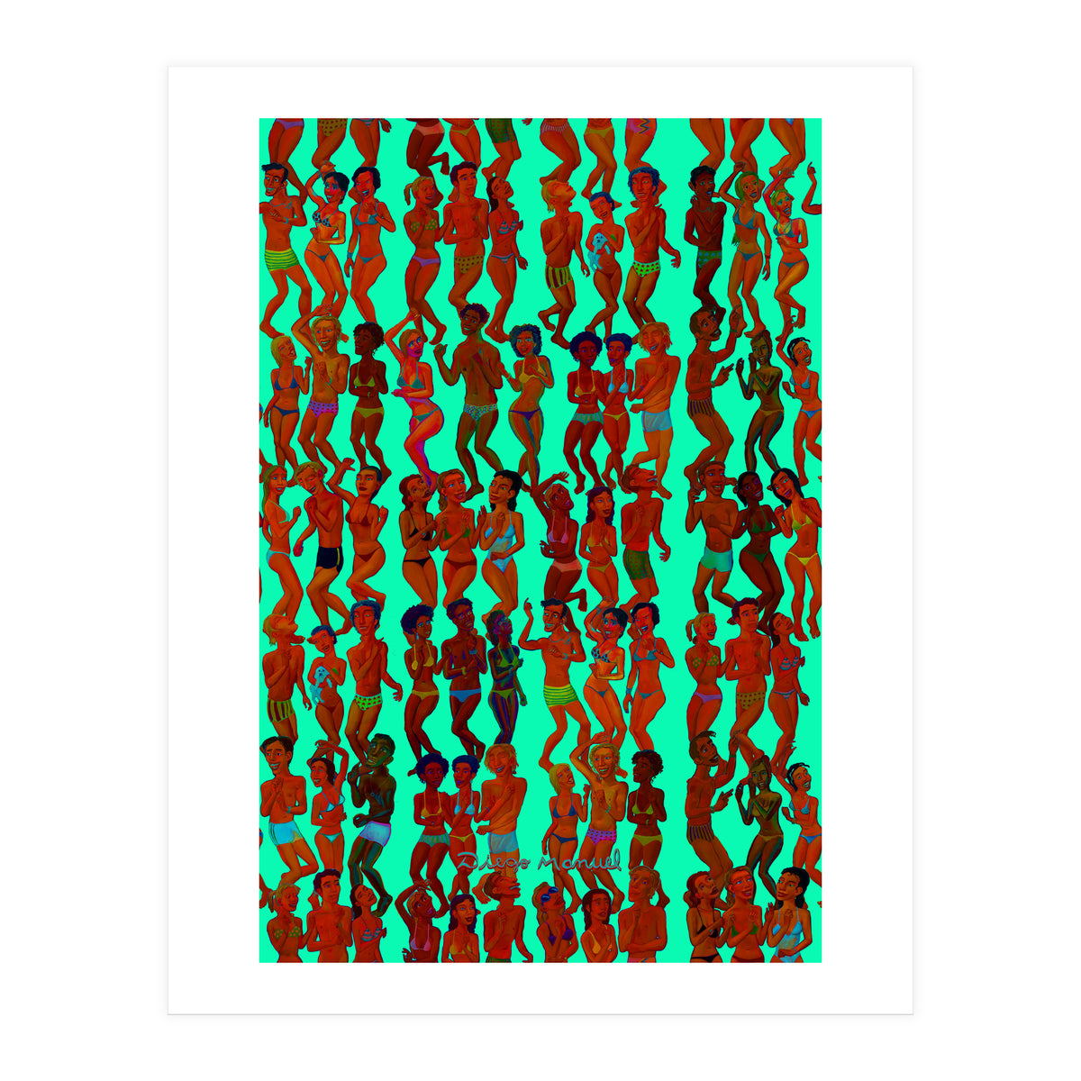 Fiesta En La Playa 9 (Print Only)