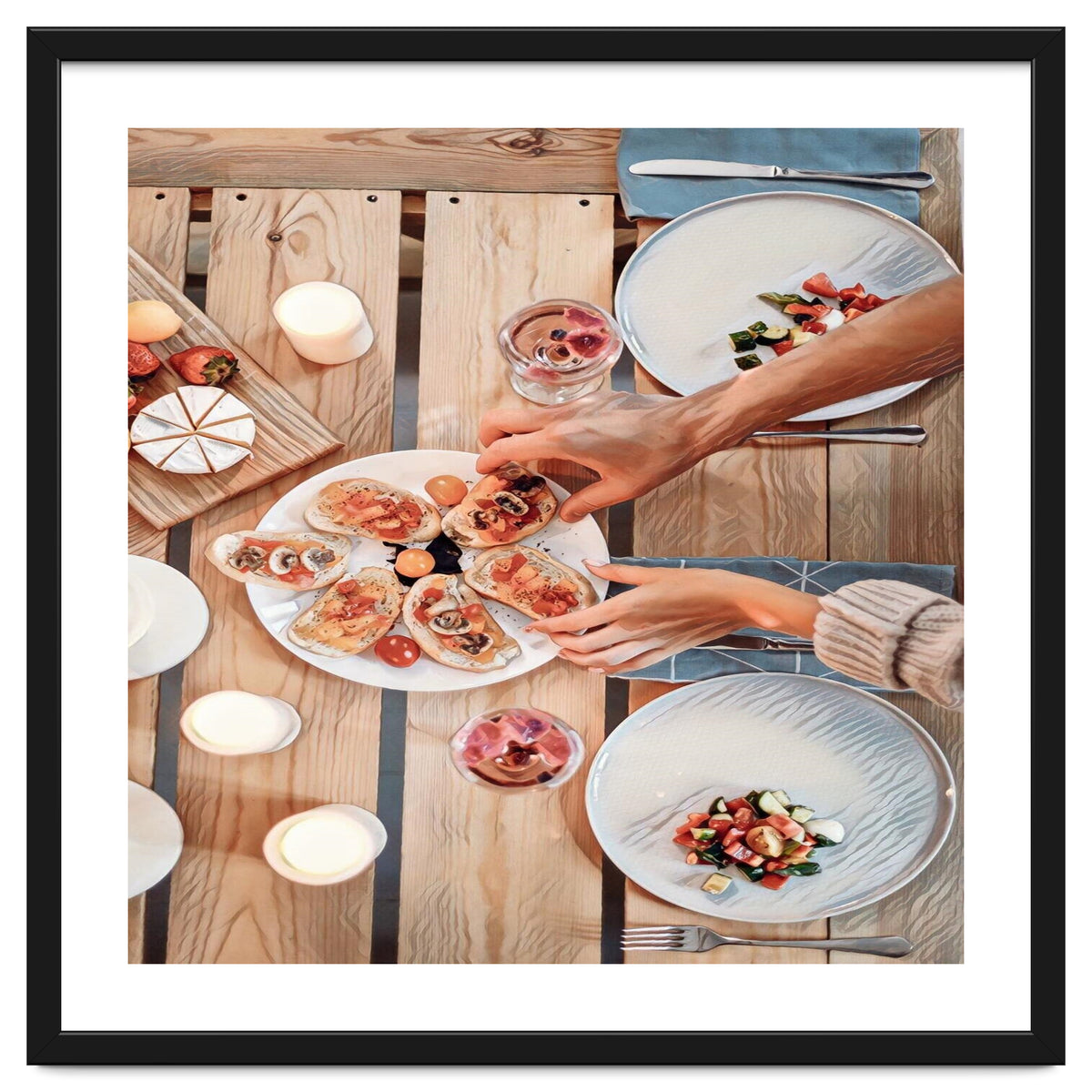 A Beautiful Table Italian Food