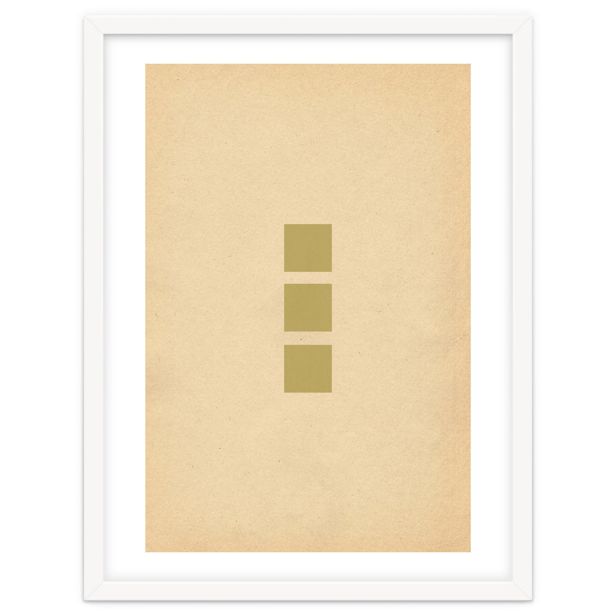 Minimalist green squares