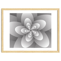 3d Abstract Floral Spiral