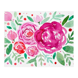 Watercolor roses in pink (Print Only) thumbnail