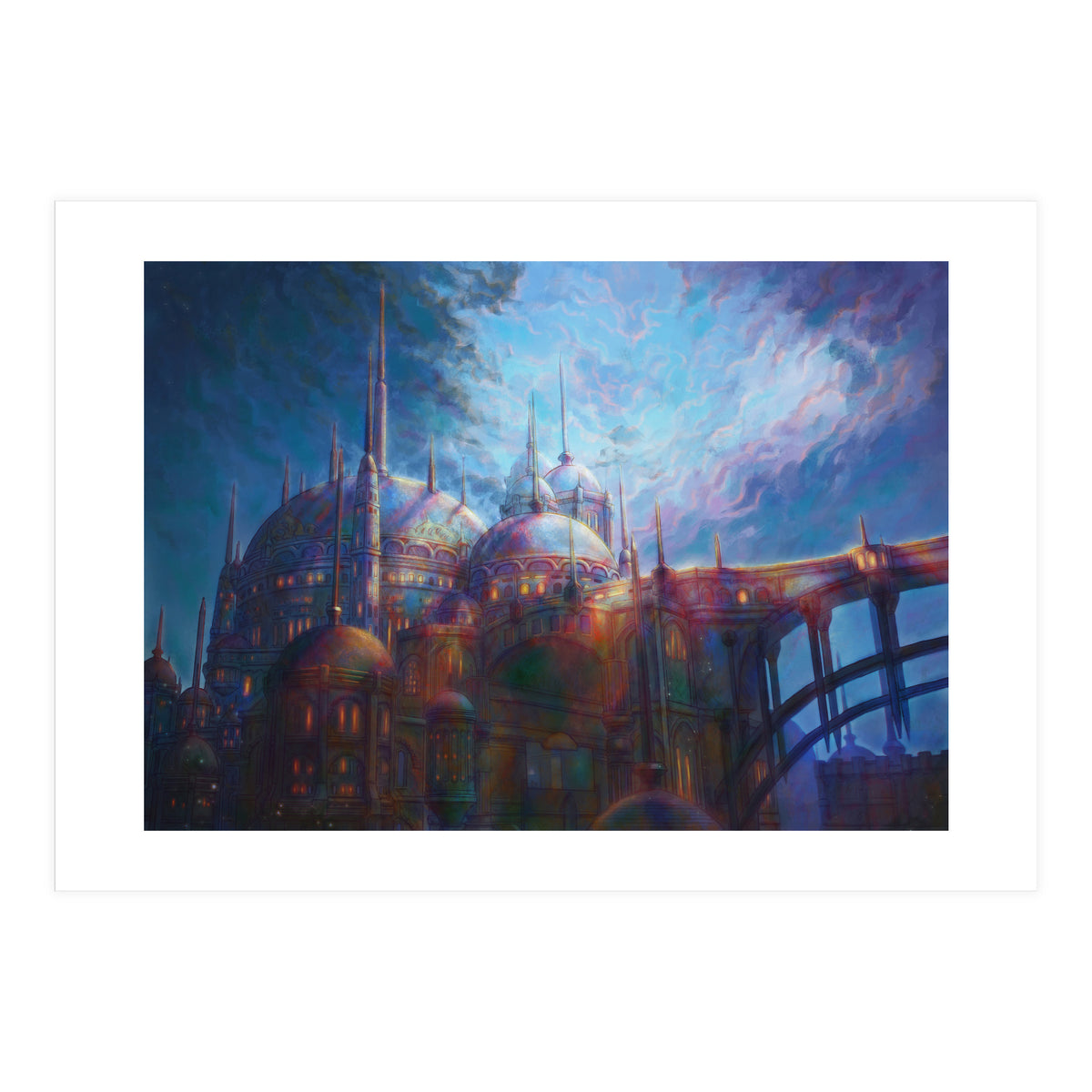 Ul'dah At Night (Print Only)