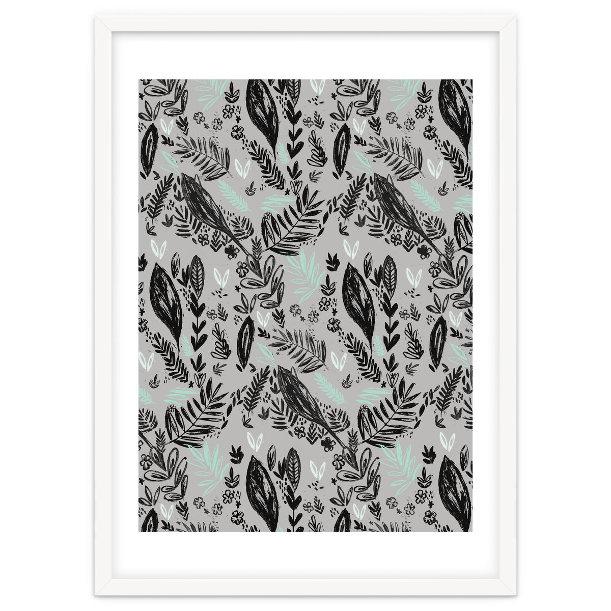 Inky Jungle Pattern