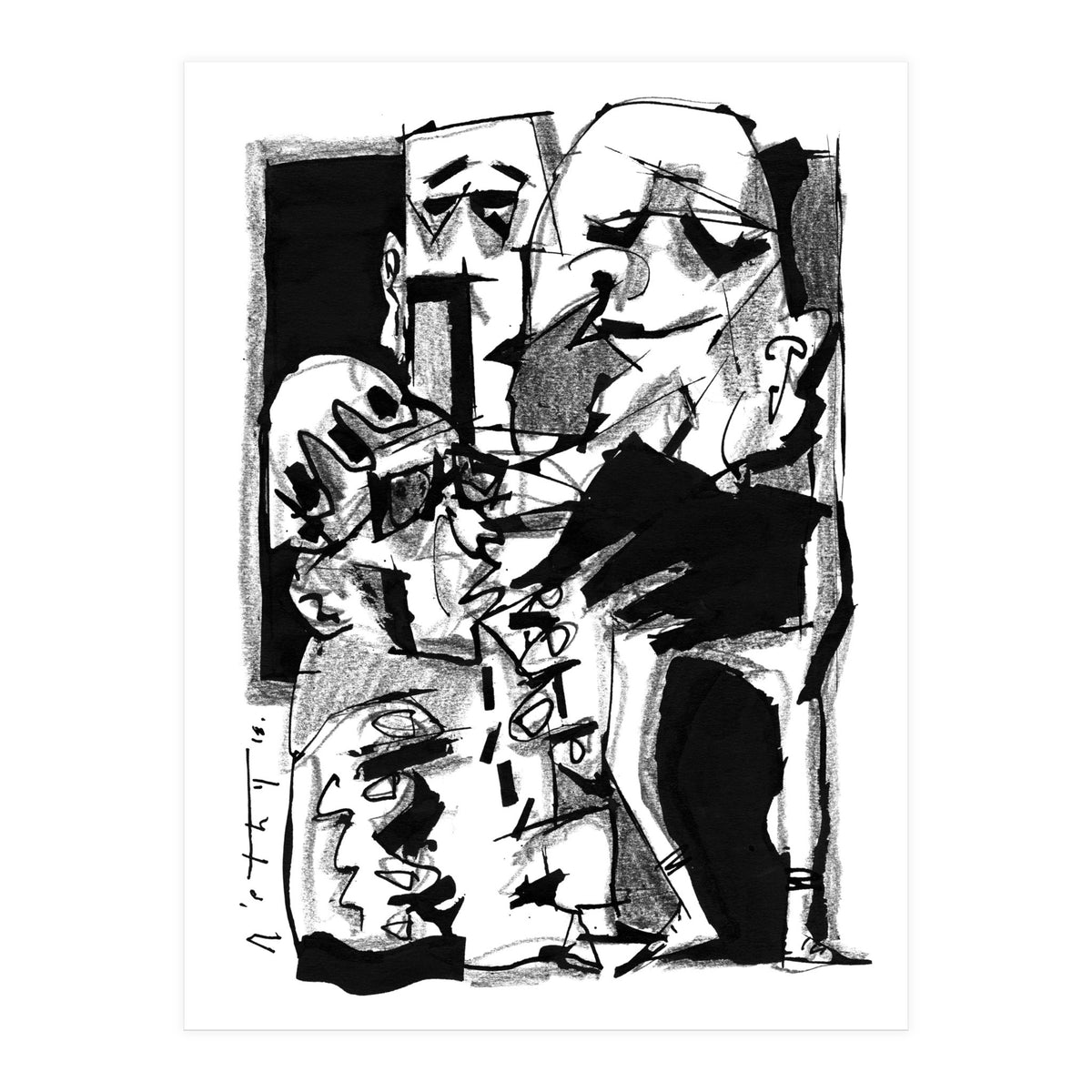 Chapter One: Never Talk With Strangers - b&w (Print Only)