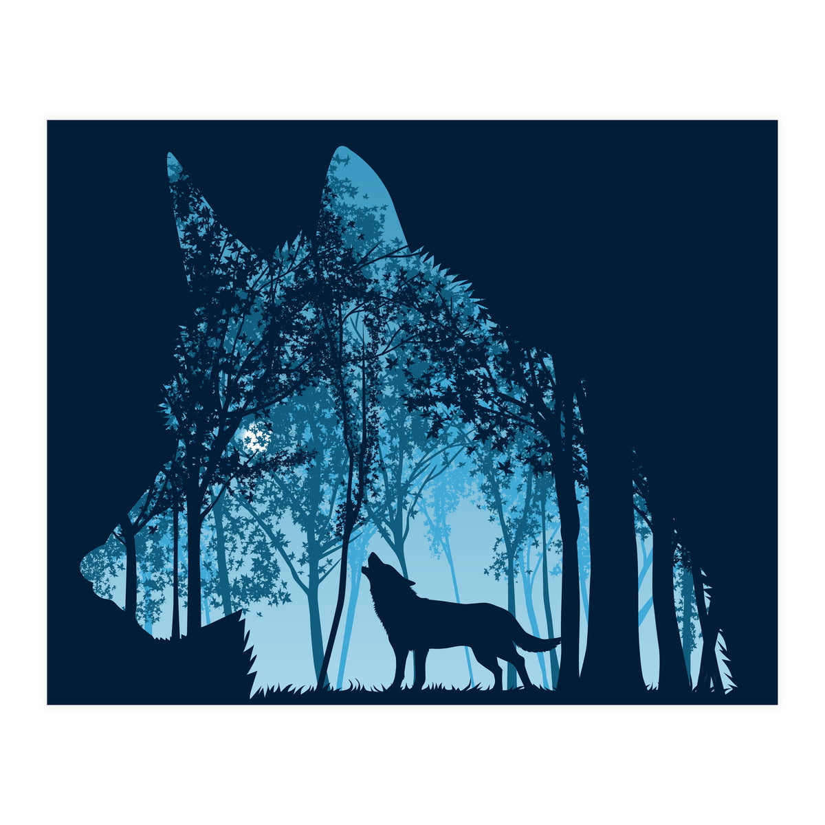 Wolf Forest (Print Only)