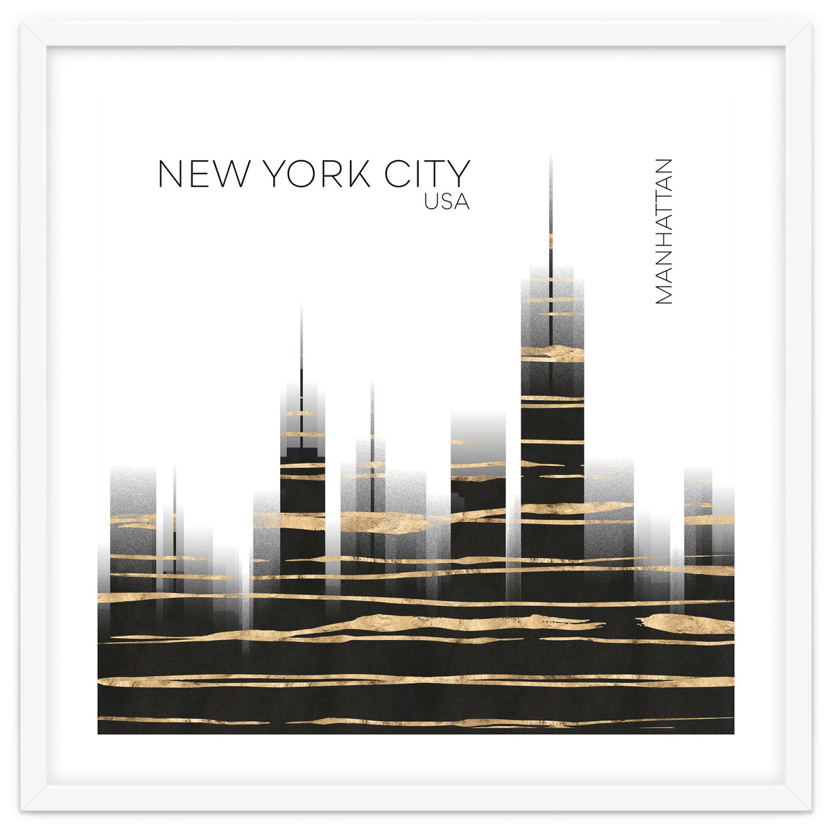 Urban Art NYC Skyline