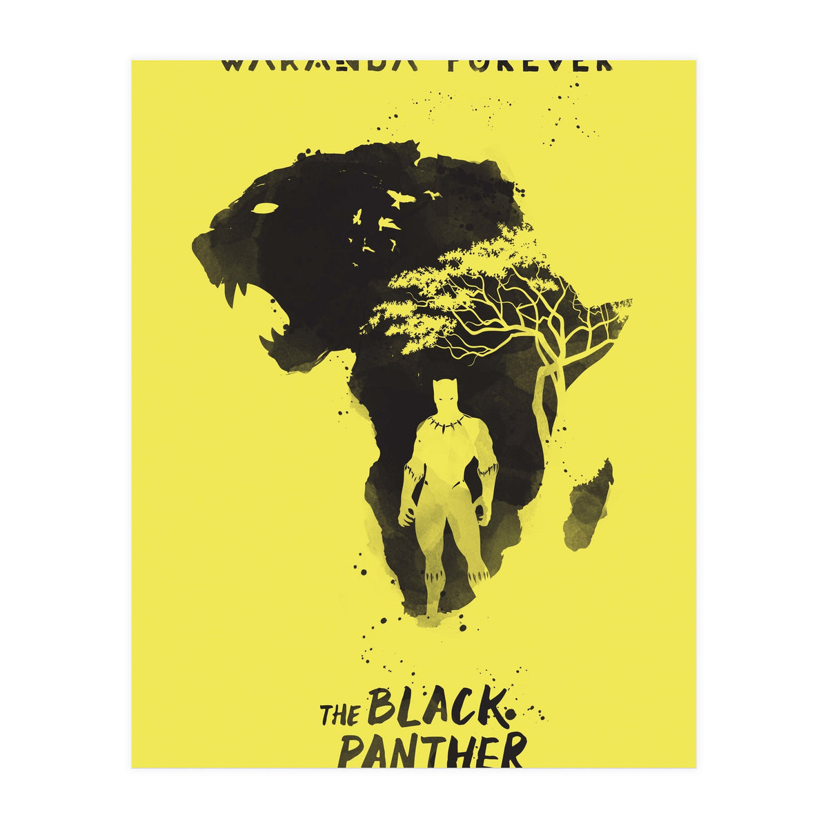 Black Panther movie poster (Print Only)