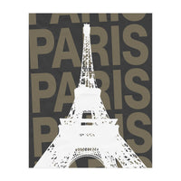 Paris, France \\ Poster Art (Print Only)