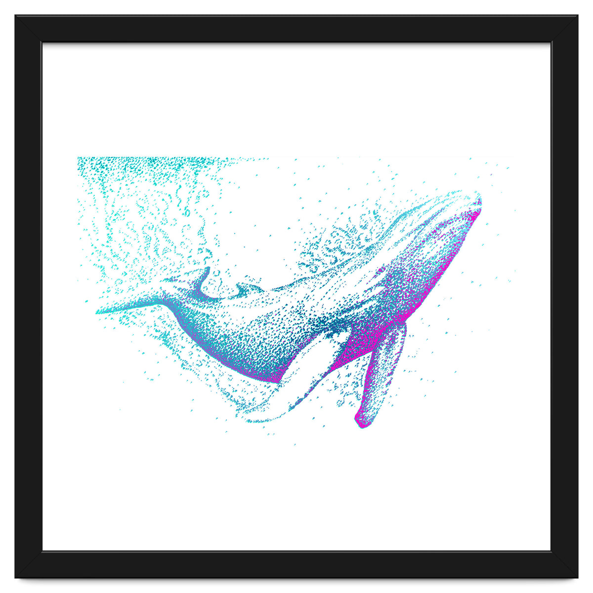 Diving Blue Whale
