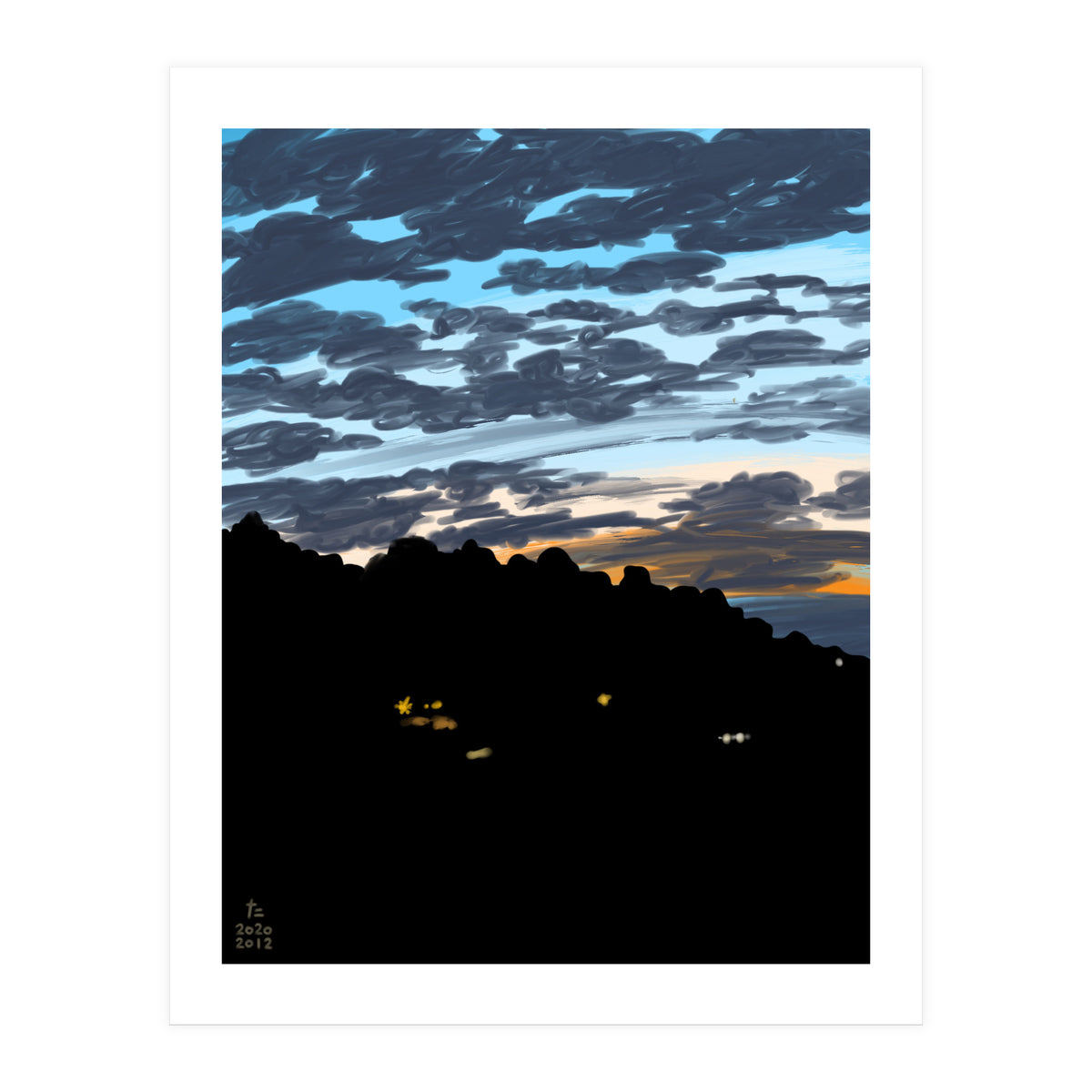 Blue Twilight (Print Only)