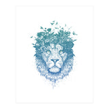 Floral Lion (Print Only) thumbnail