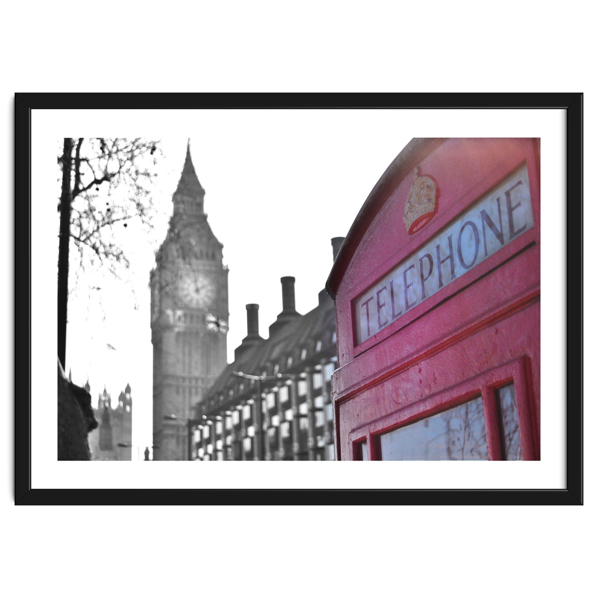 London Big Ben Red Phone Booth